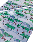 Blue Klaus Ski Resort Gift Wrap