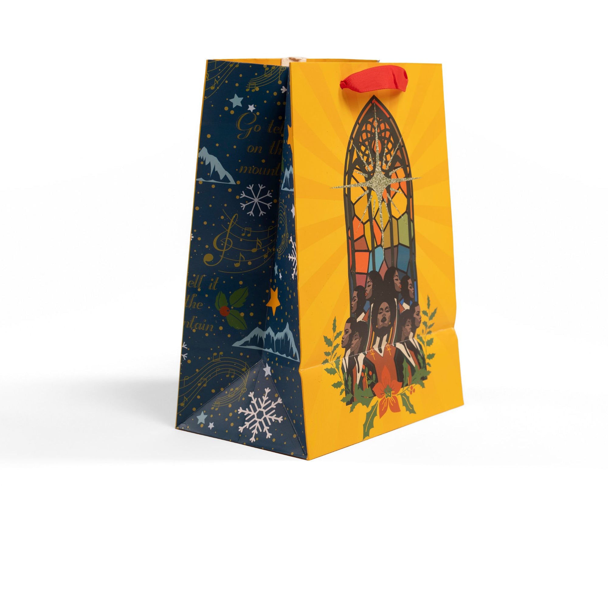 Black Paper Party Nile Noel 7 Pc Holiday Gift Bag Set – Mixed Sizes