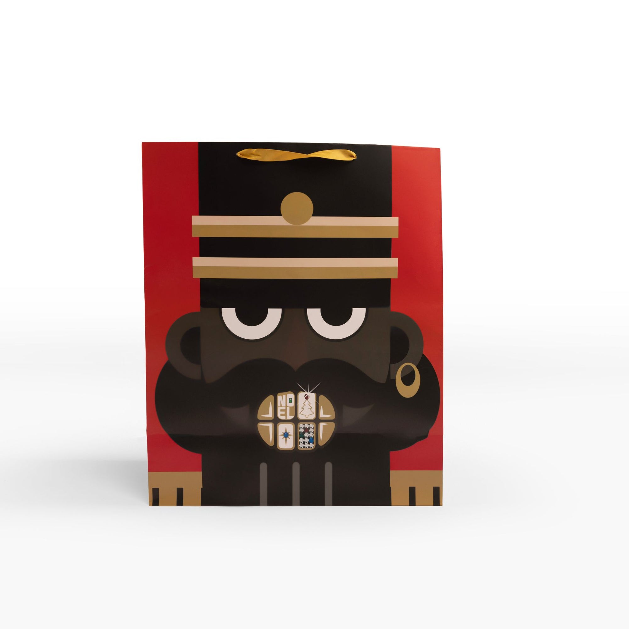 Black Paper Party Nile Noel 7 Pc Holiday Gift Bag Set – Mixed Sizes