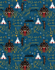 Black Paper Party Nile Noel Gift Wrap Multipack – 4 Rolls, 180 sq. ft.