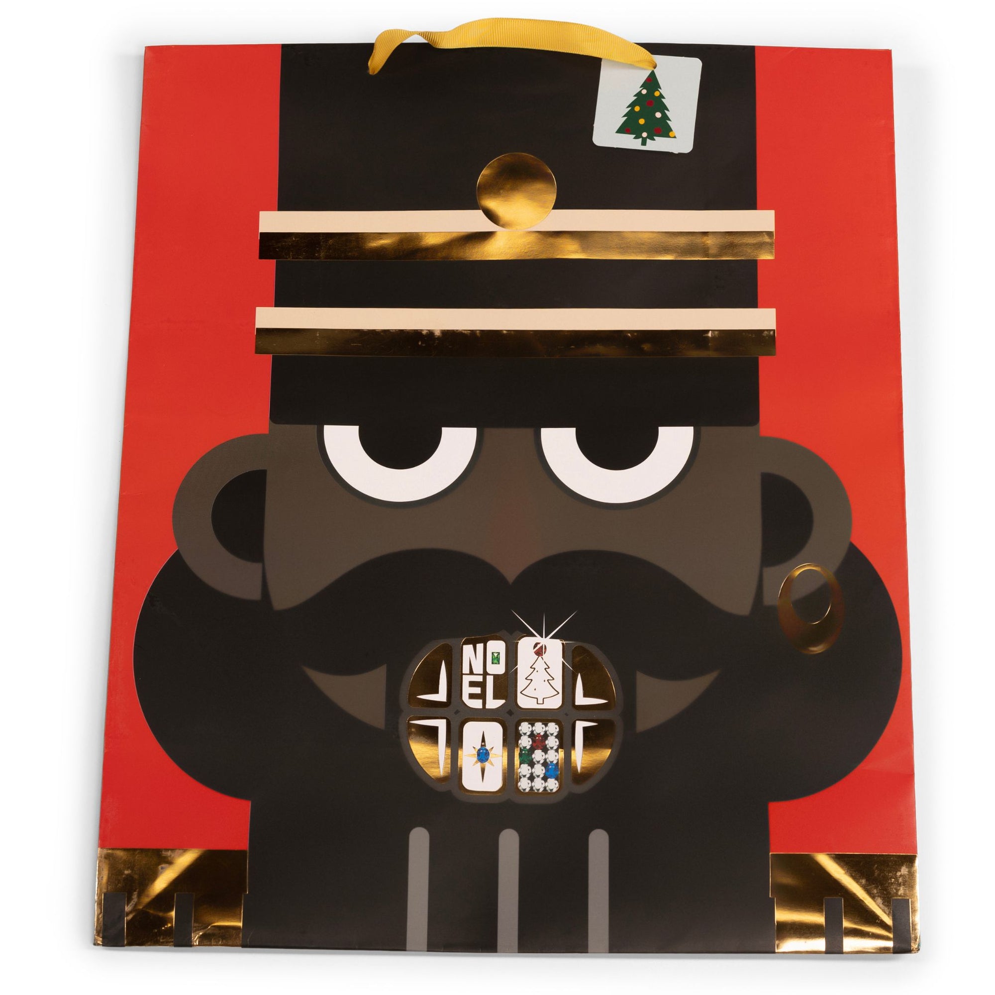 Black Paper Party Nile Noel 7 Pc Holiday Gift Bag Set – Mixed Sizes