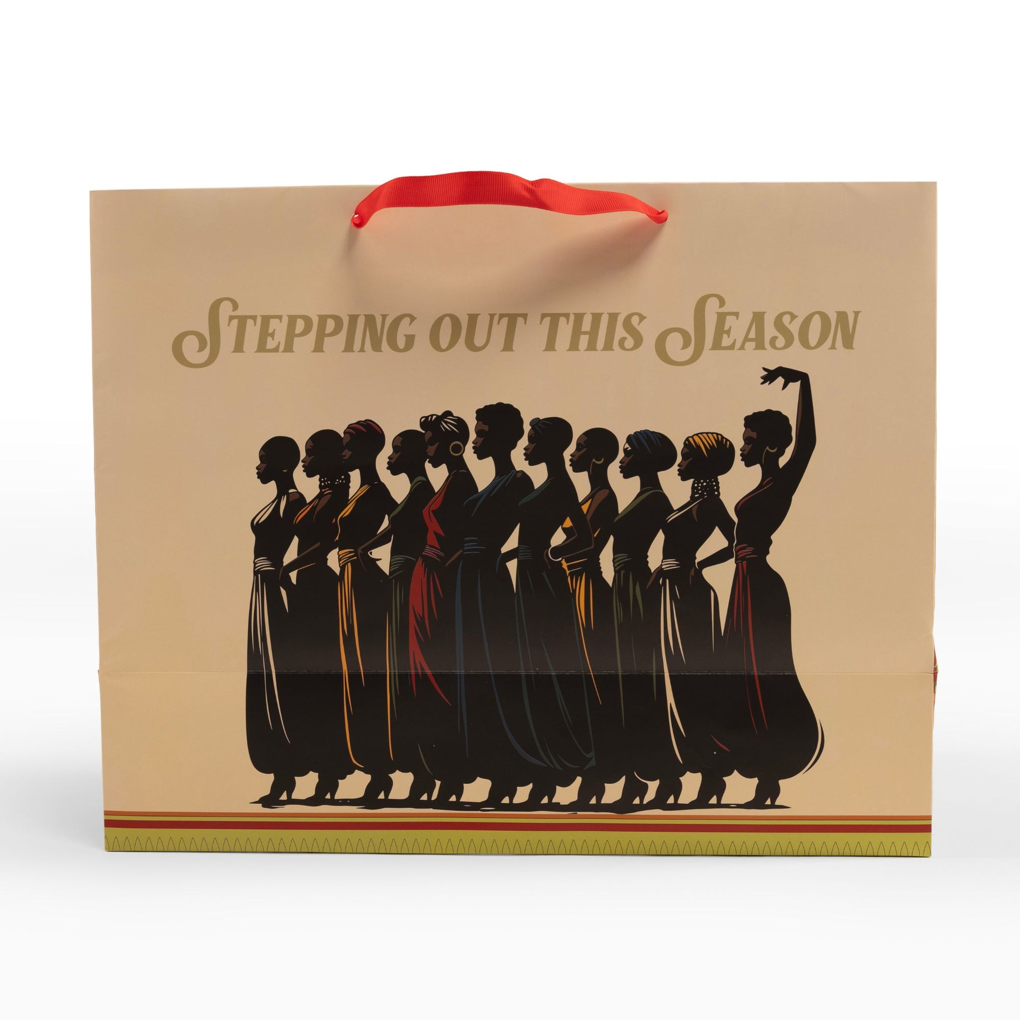 Black Paper Party Nile Noel 7 Pc Holiday Gift Bag Set – Mixed Sizes