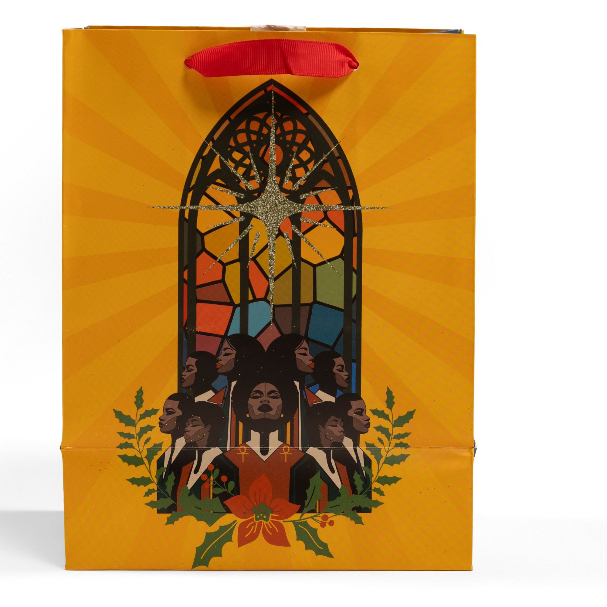 Black Paper Party Nile Noel 7 Pc Holiday Gift Bag Set – Mixed Sizes