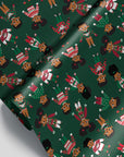 Wrap- Kids in Sweaters Green Foil Gift Wrap