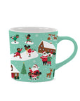 Ceramic Mug Klaus Family Winter Scene