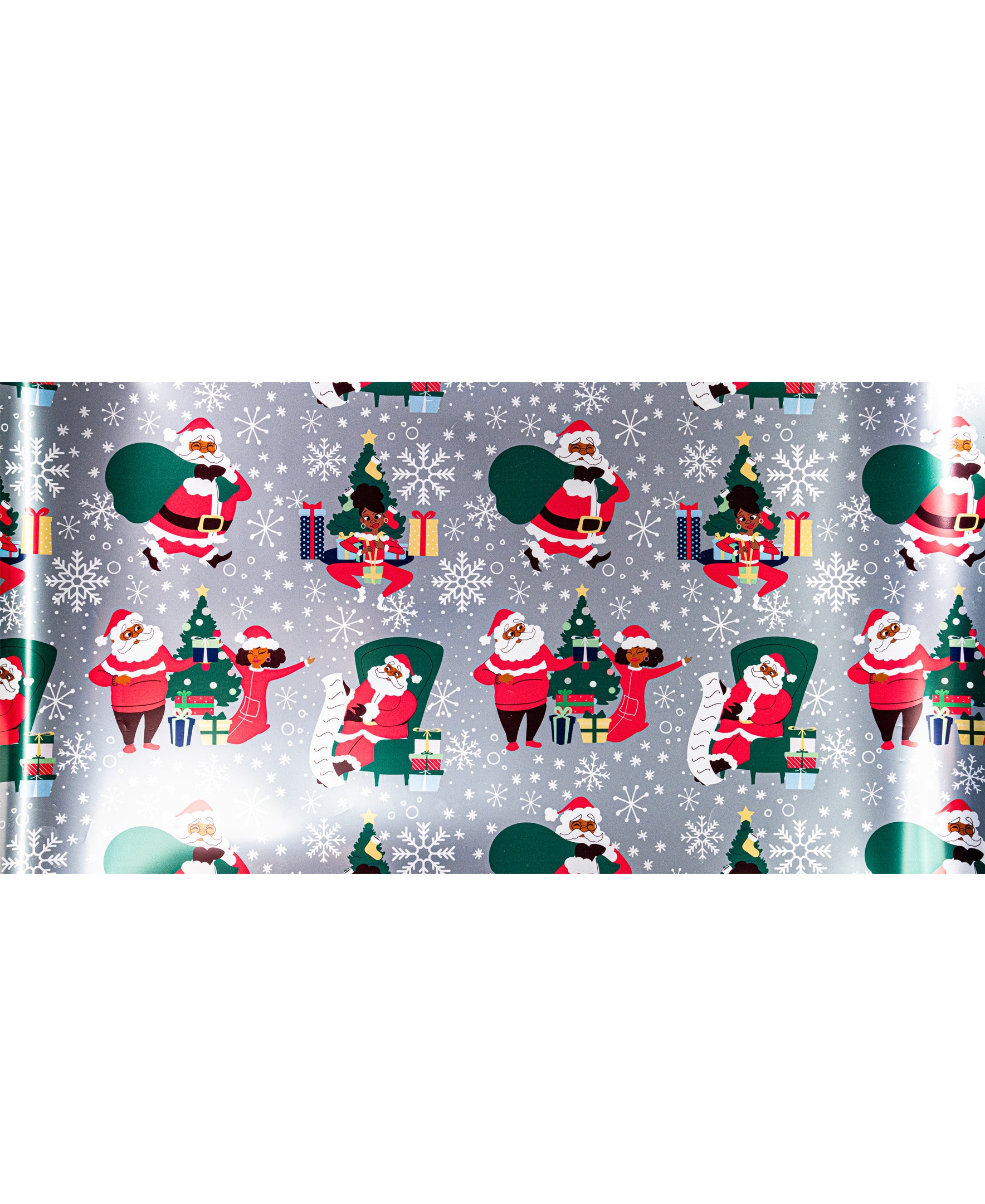 Black Paper Party ’Tis The Season Foil Gift Wrap Multipack – 4 Rolls, 180 sq. ft.