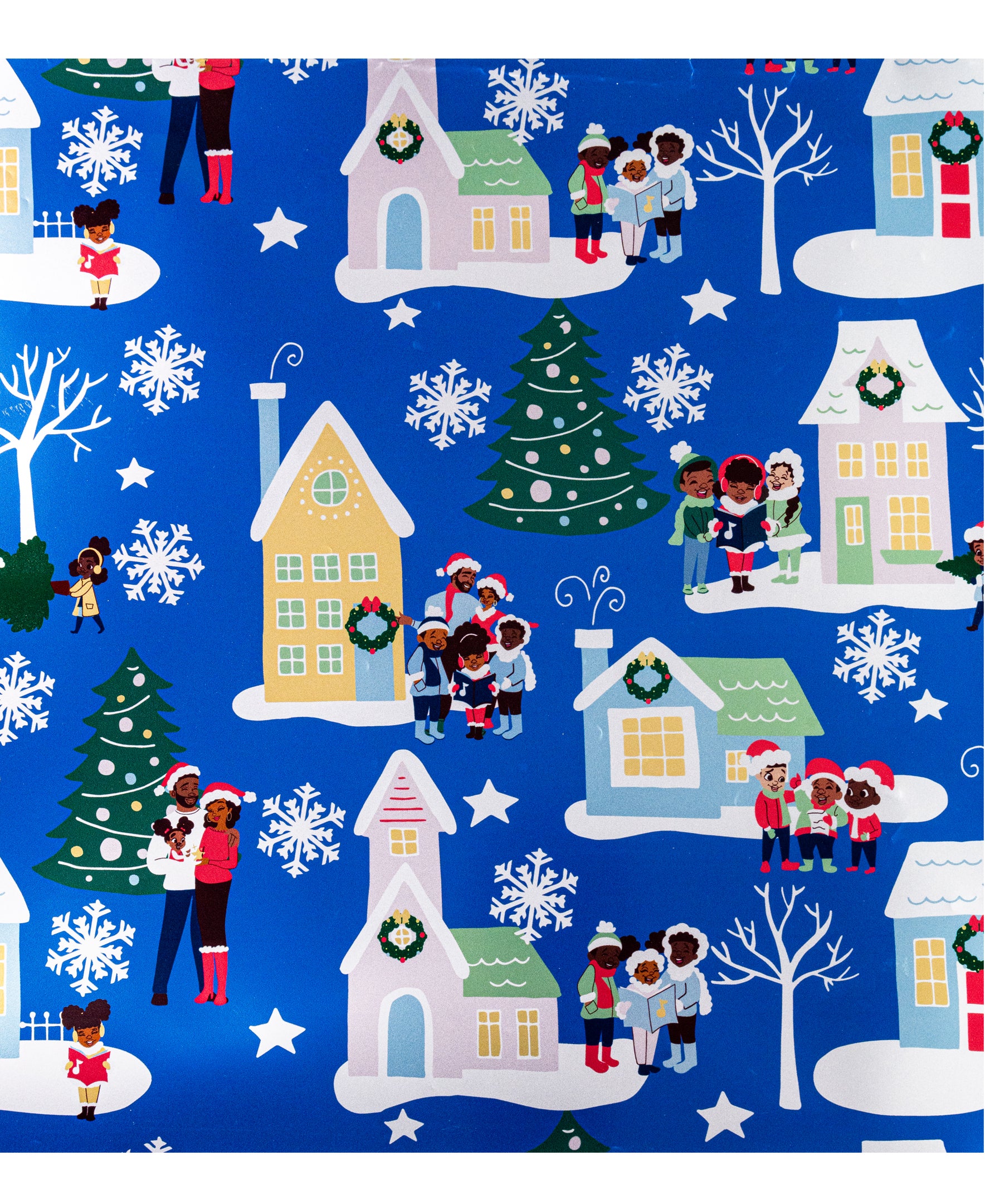 Black Paper Party ’Tis The Season Foil Gift Wrap Multipack – 4 Rolls, 180 sq. ft.