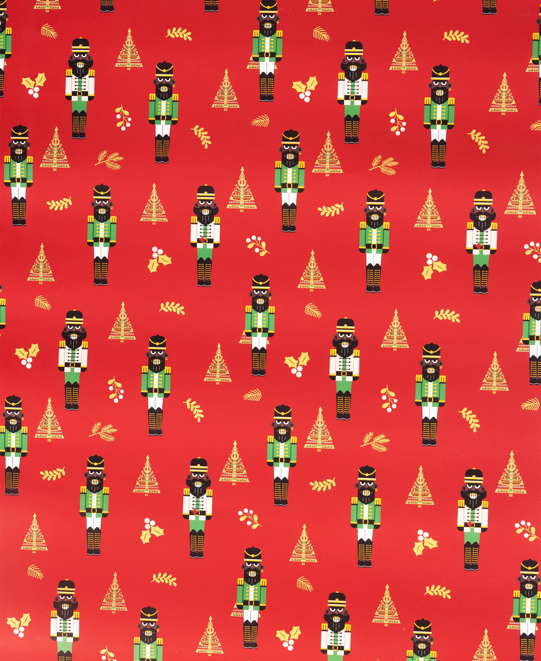 Black Paper Party Nile Noel Gift Wrap Multipack – 4 Rolls, 180 sq. ft.