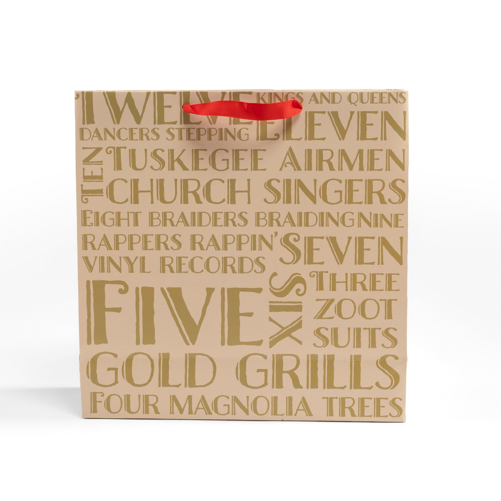 Black Paper Party Nile Noel 7 Pc Holiday Gift Bag Set – Mixed Sizes