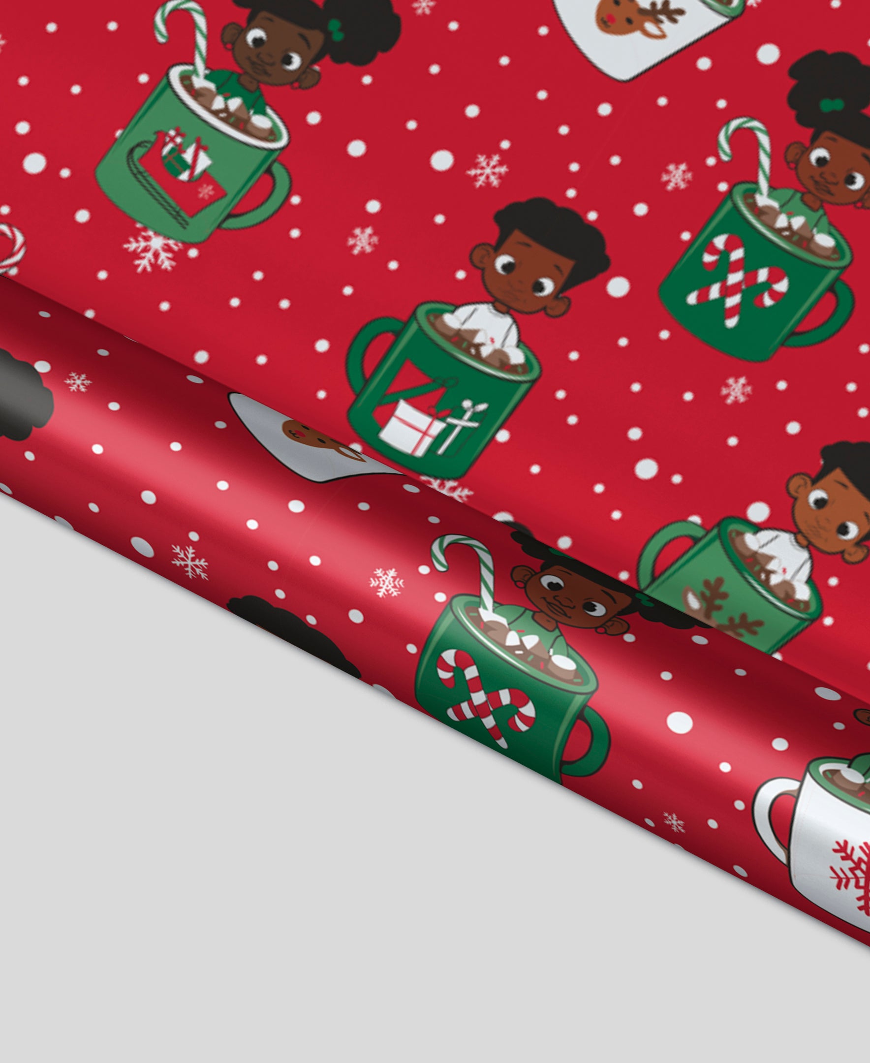 Black Paper Party ’Tis The Season Foil Gift Wrap Multipack – 4 Rolls, 180 sq. ft.