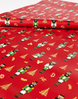 Red Nutcracker Gift Wrap