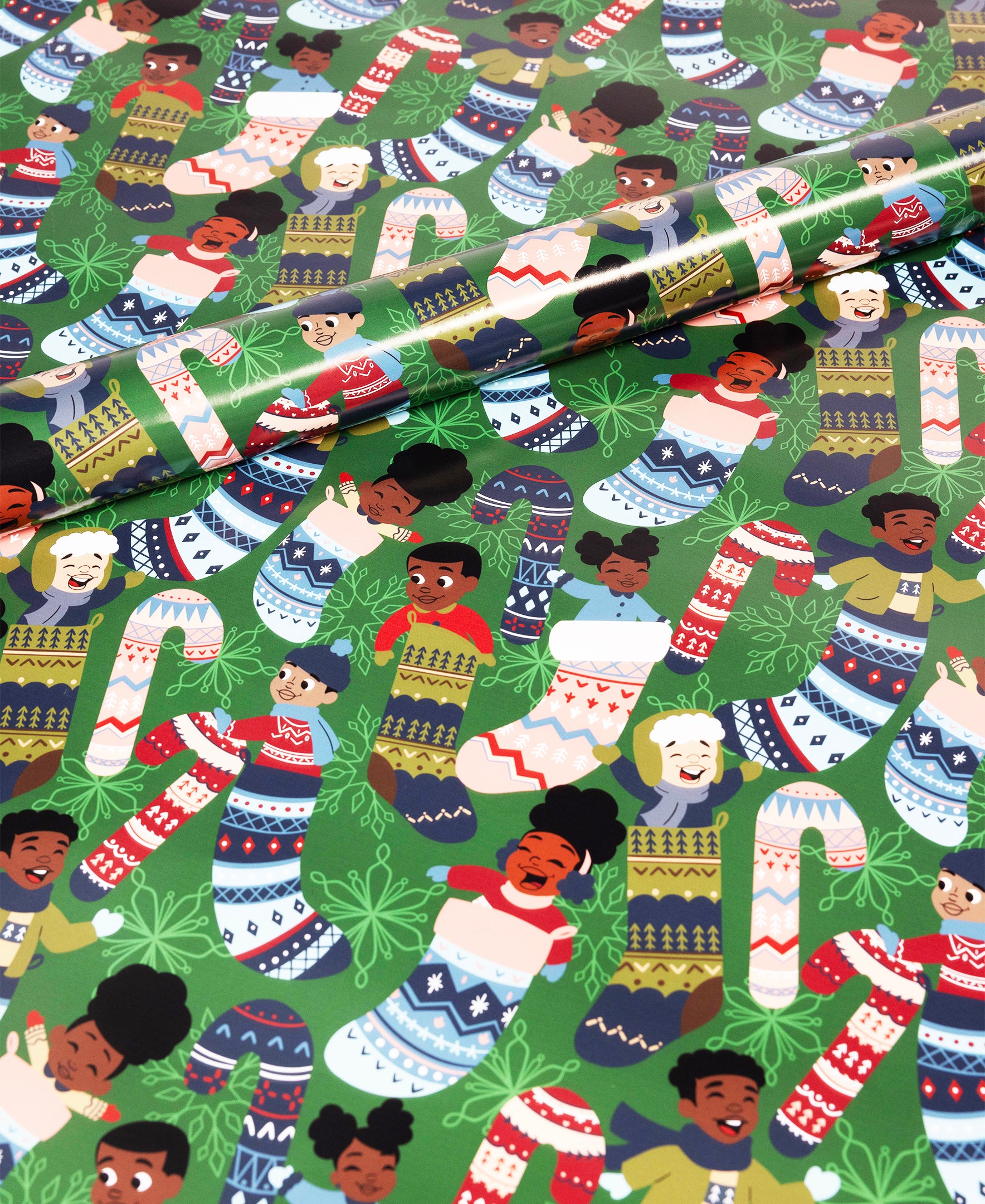 Black Paper Party Jubilee Gift Wrap Multipack – 4 Rolls, 180 sq. ft.