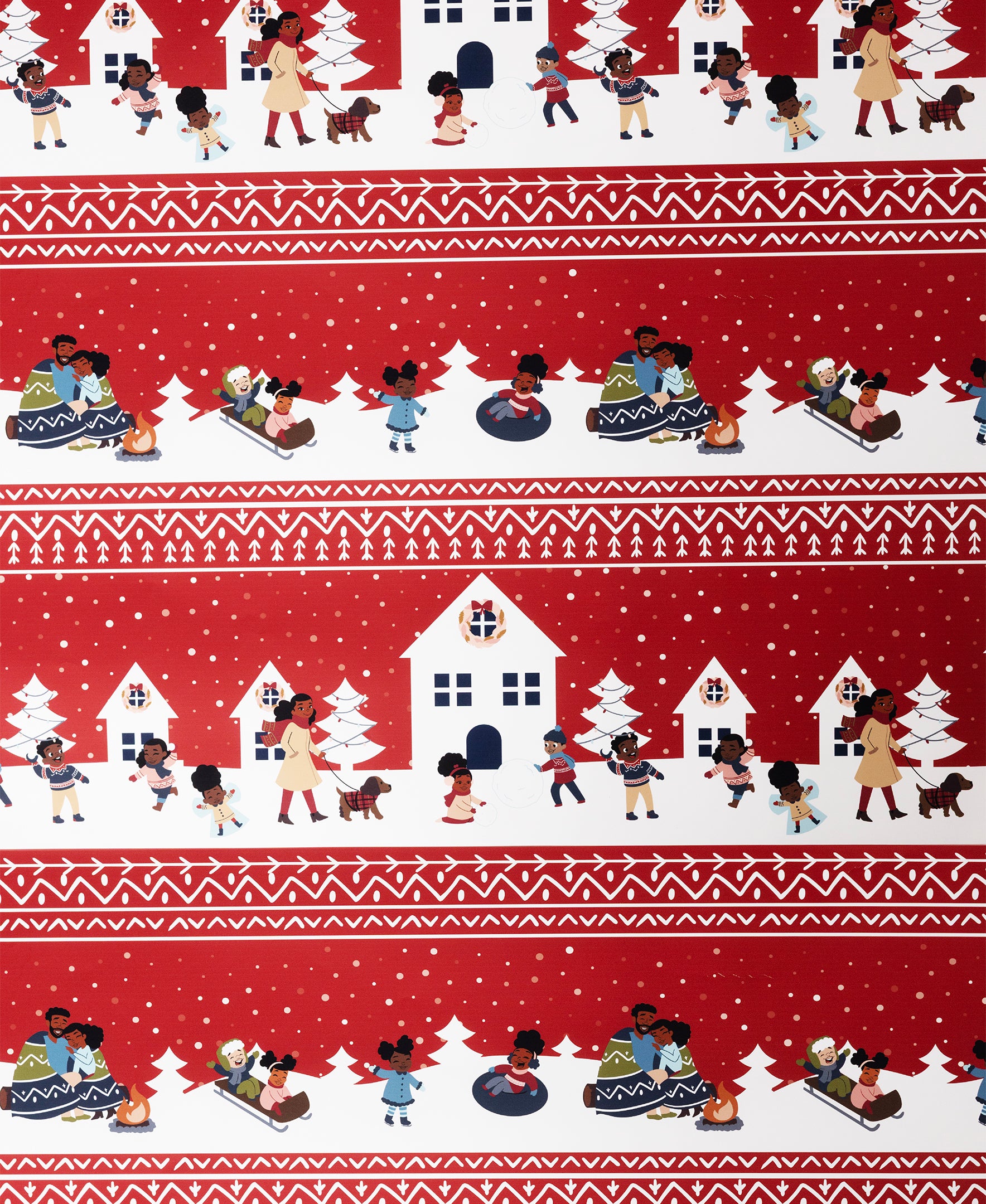 Black Paper Party Jubilee Gift Wrap Multipack – 4 Rolls, 180 sq. ft.