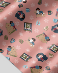 Pink Holly Me Time Gift Wrap