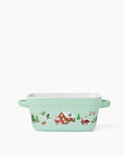 Ceramic Loaf Pan Klaus Family Winter Scene