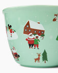 Ceramic Mixing Bowl Klaus Family Winter Scene