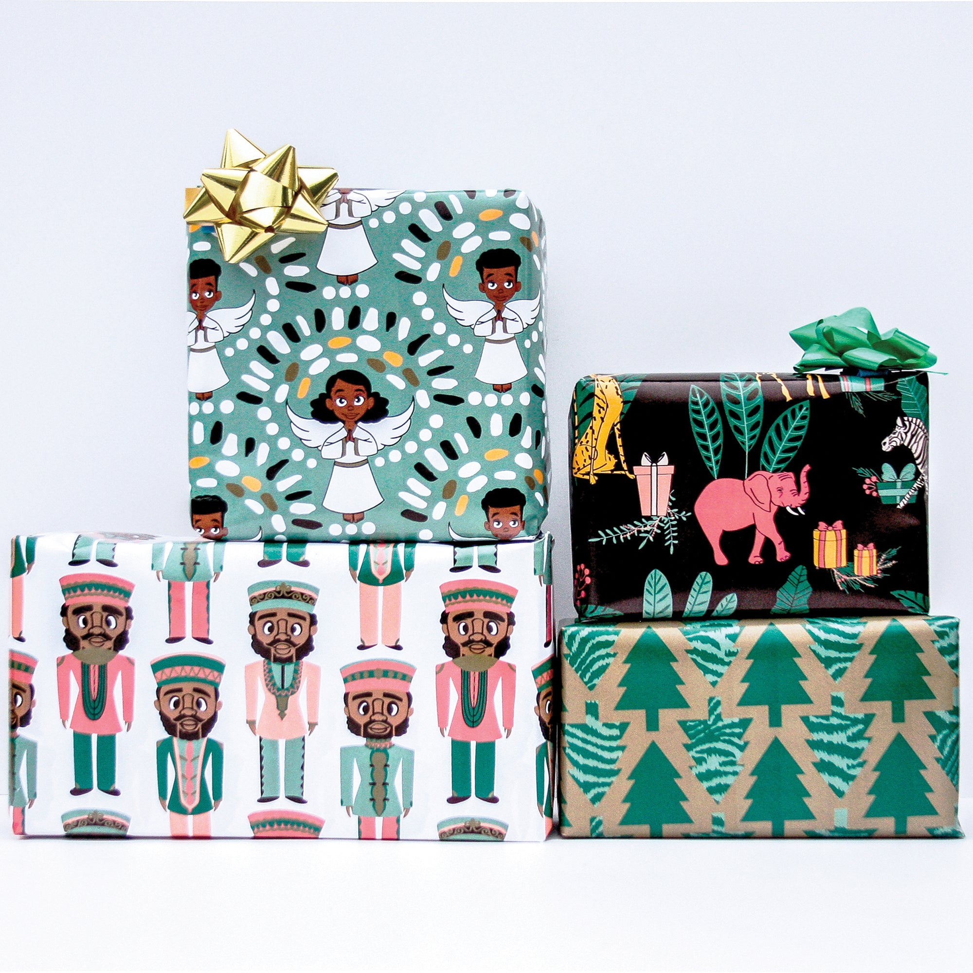 Wrap 4 Pack Gift Wrap Multipack - Regal Escape
