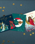 5 Pack Celestial Holiday Cards