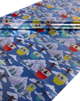 Blue Cable Car Gift Wrap