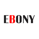 Ebony logo, stylized in Black text and the letter 