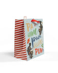 Black Paper Party Nile Noel 7 Pc Holiday Gift Bag Set – Mixed Sizes