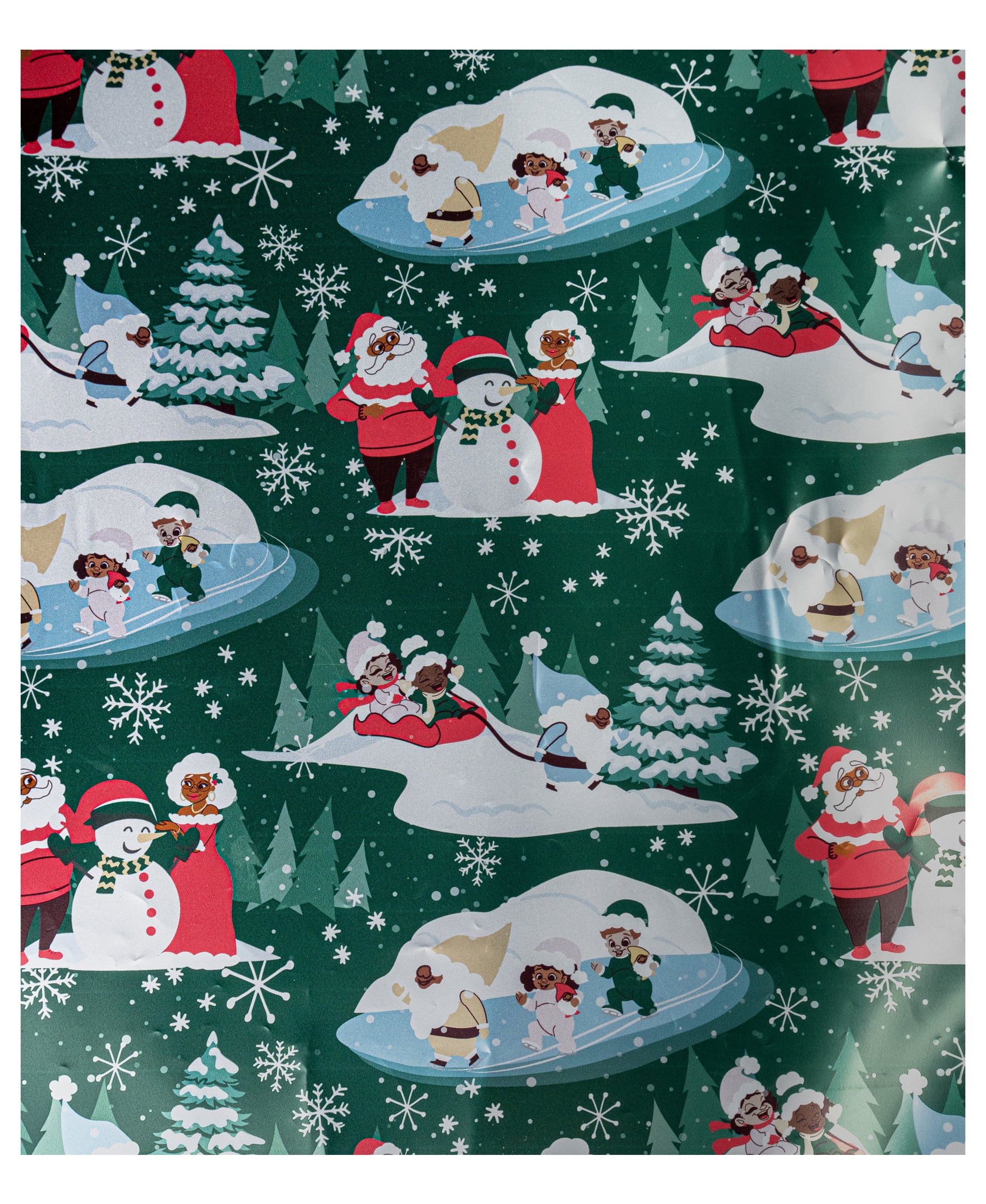 Black Paper Party ’Tis The Season Foil Gift Wrap Multipack – 4 Rolls, 45 sq. ft.