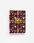 Black Paper Party Traditional Holiday Gift Wrap Multipack – 4 Rolls, 45 sq. ft.