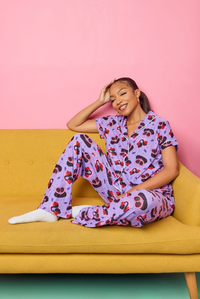 Ladies Lilac Pajama Top