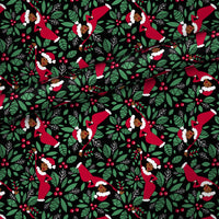 Aunt Holly Mistletoe African American Christmas Gift Wrap | Made to Order Roll