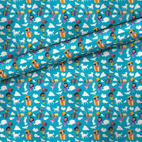 Cloud Celebration African American Kids Gift Wrap | Made to Order Roll