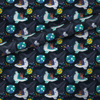 Kids in Spaceships African American Kids Gift Wrap | Made to Order Roll