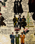 Gold Twelve Days Gift Wrap