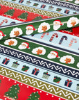 Blue Fair Isle Gift Wrap