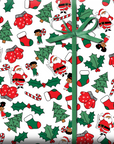 Black Paper Party Traditional Holiday Gift Wrap Multipack – 4 Rolls, 45 sq. ft.