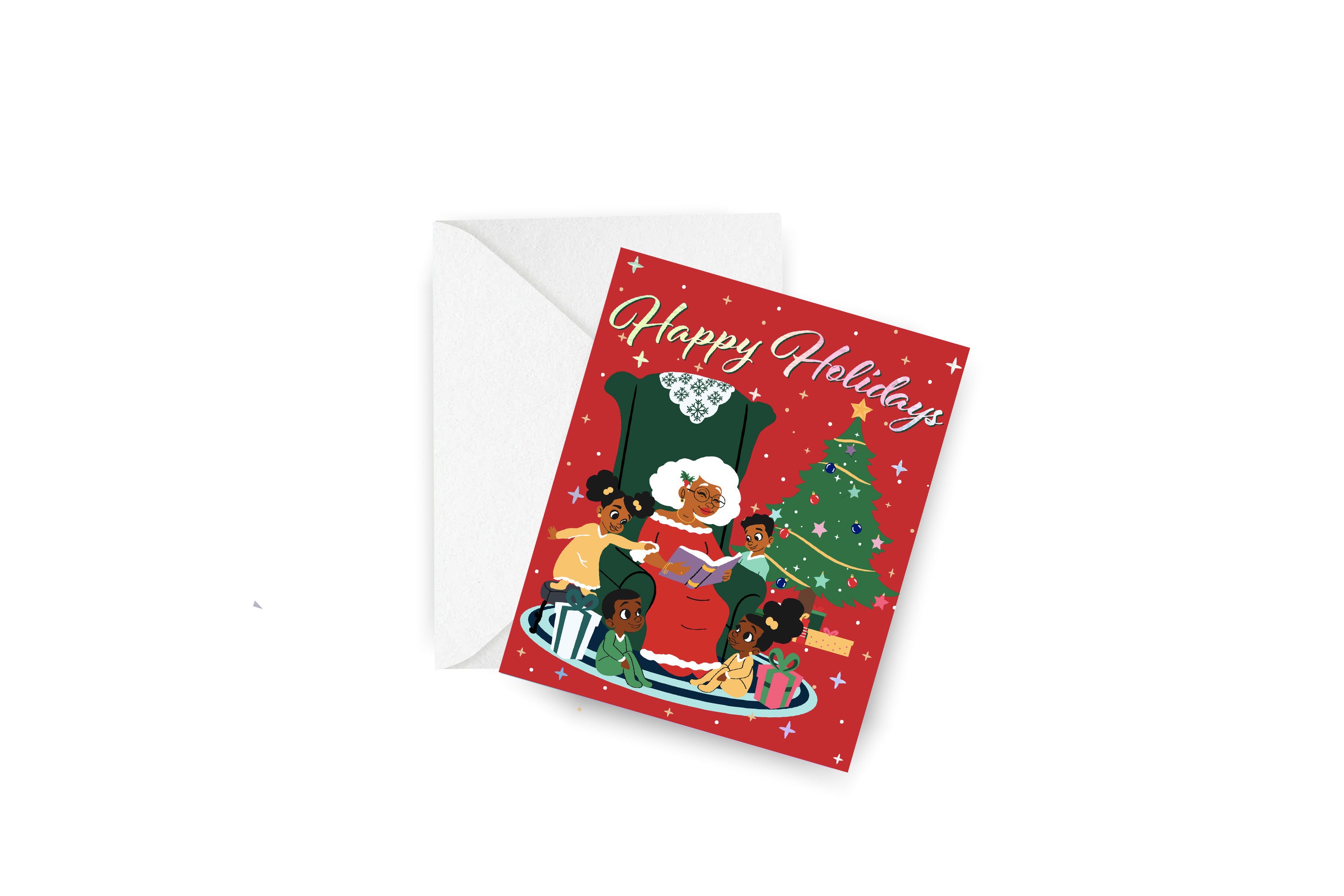 5 Pack Holiday Cards Snow Much Fun