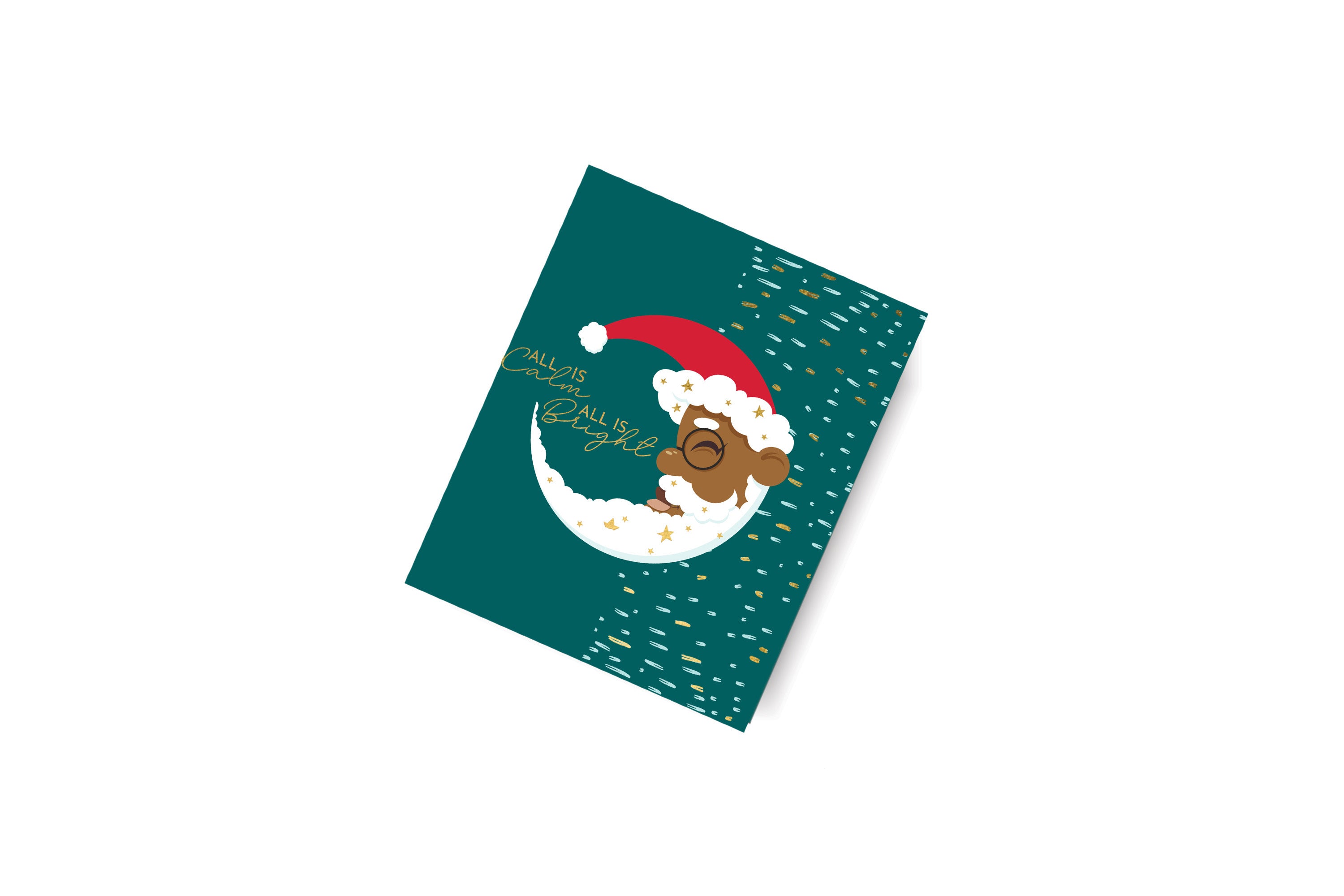 5 Pack Celestial Holiday Cards